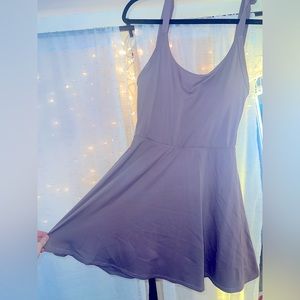 Padded Mauve Athleisure Romper